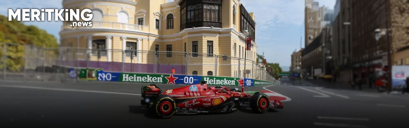 Azerbaijan GP Second Practice Session: Leclerc Leads After Early Crash, Perez Second 1 14 1 1