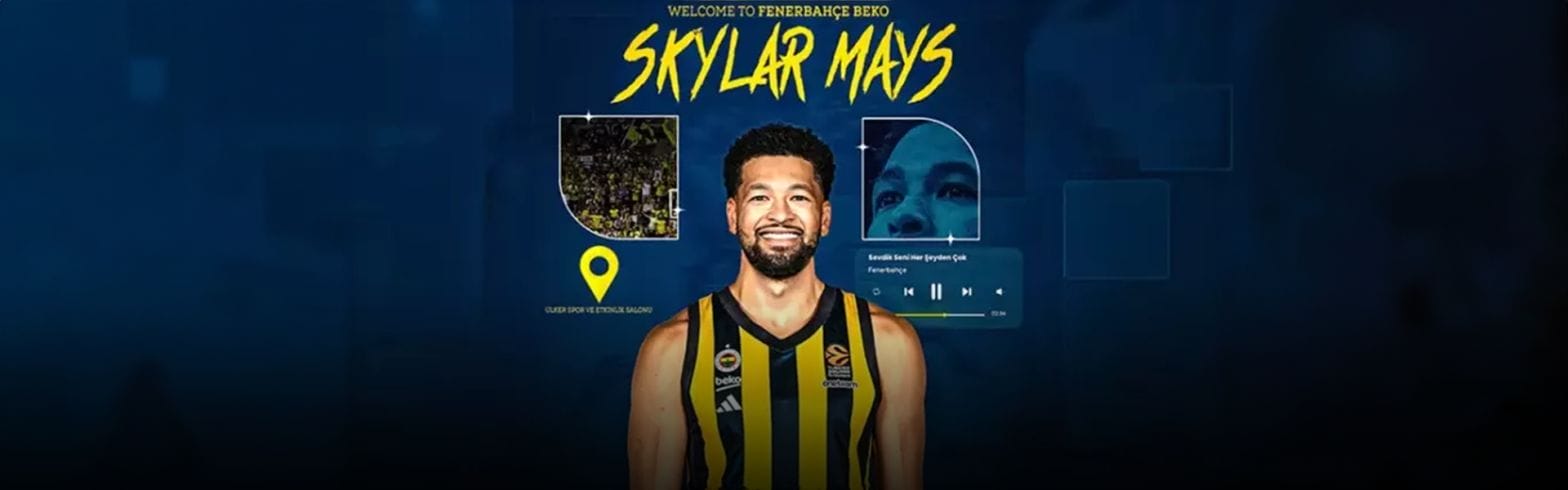 Fenerbahce Beko Announces Transfer of Skylar Mays 1 13 15
