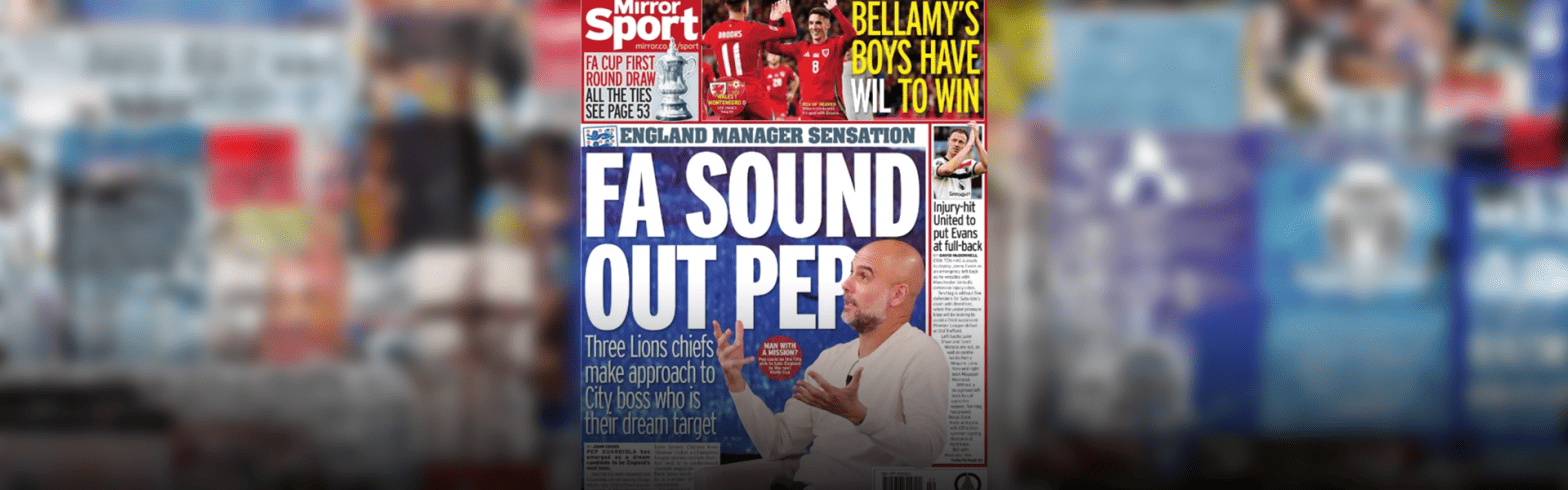 FA wants Guardiola for England - Tuesday's gossip 1 21 7