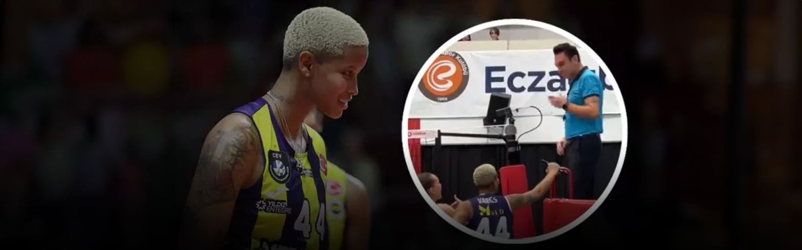 Melissa Vargas apologized to the referee! 1 58 3