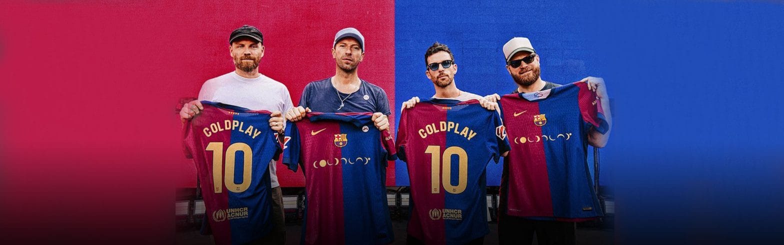 Coldplay are the Latest Musicians to get the Barcelona Clasico Kit Treatment 1 Coldplay Barcelona Clasico kit