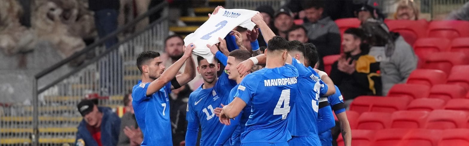 Greece pays tribute to George Baldock in famous win over England at Wembley 1 KING7