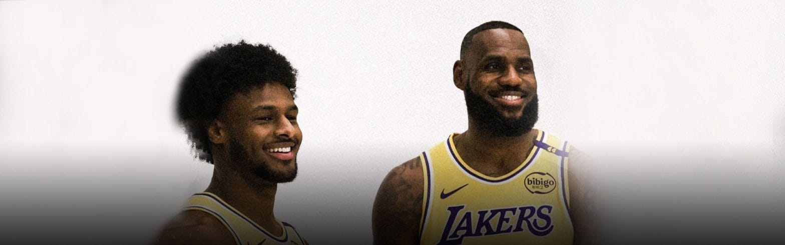 LeBron and Bronny James