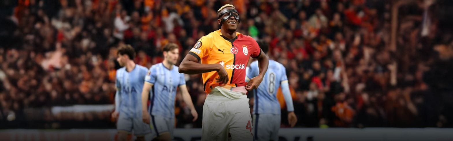 Victor Osimhen leads Galatasaray to action-packed victory as Spurs see red 1 75