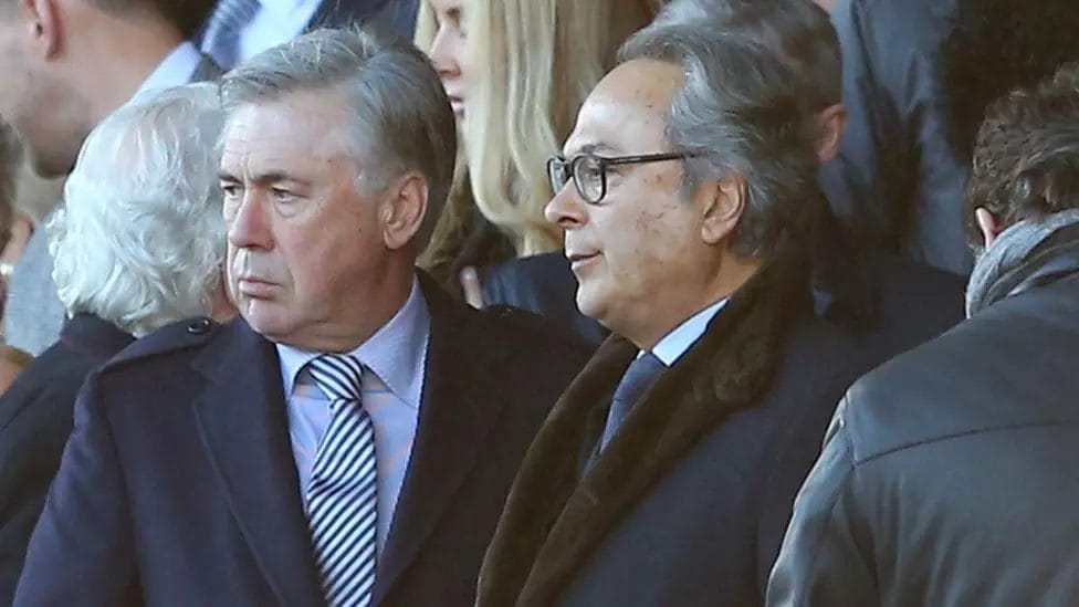 Carlo Ancelotti managed Everton between December 2019 and June 2021