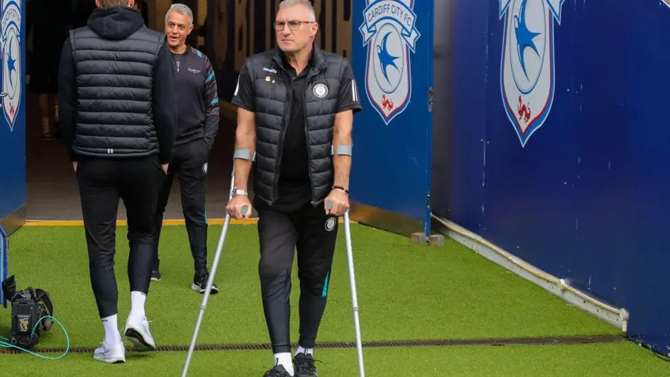 Pearson's 'incredible challenge' to walk again 1 Pearson had been using crutches to walk for a number of weeks towards the end of his Bristol City tenure