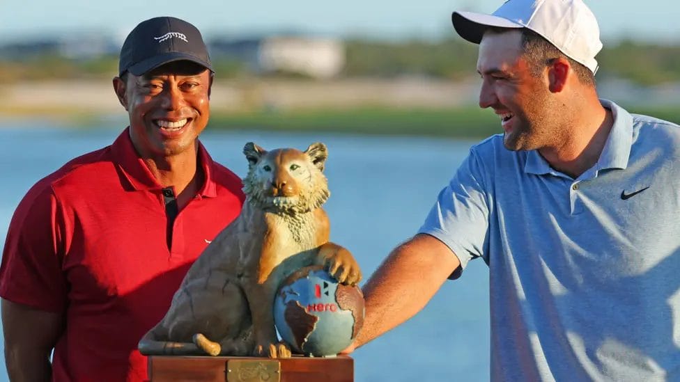 'Scheffler makes points while impressing Woods with Tiger feats' 1 Scheffler will be hoping to add to his two major wins during 2025