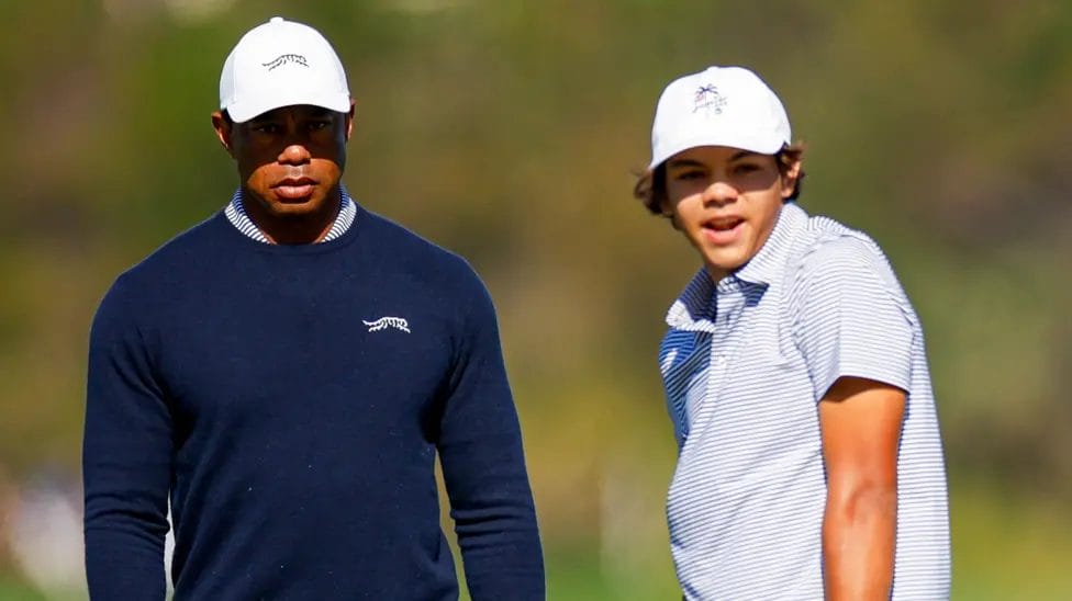 Tiger Woods and his son Charlie first played at the PNC Championship in 2020