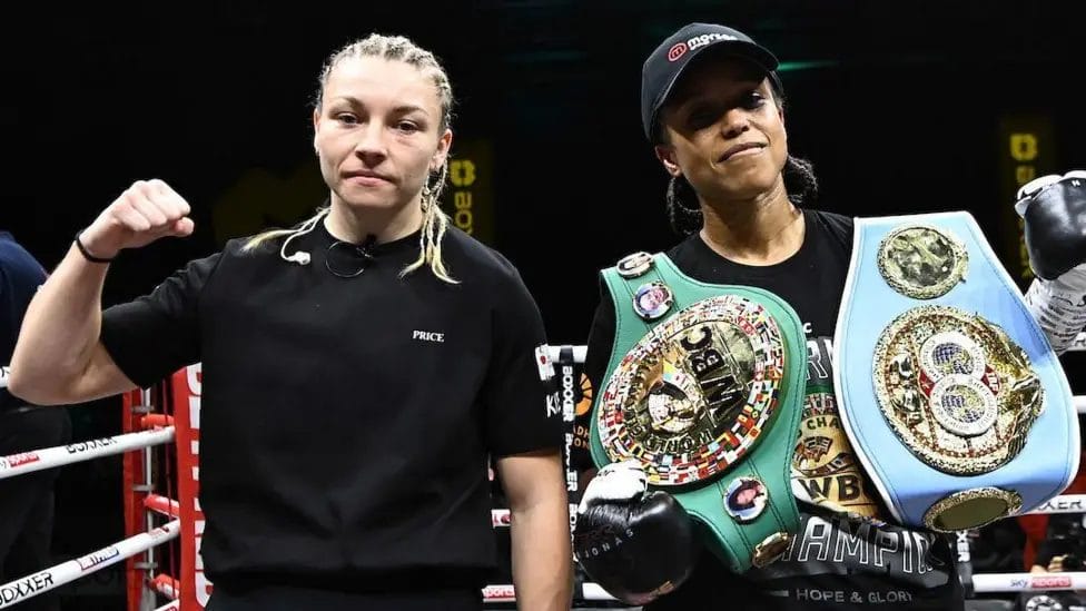 Price v Jonas unification fight agreed for March 1 The winner between Lauren Price (L) and Natasha Jonas will be one belt from becoming the undisputed world welterweight champion