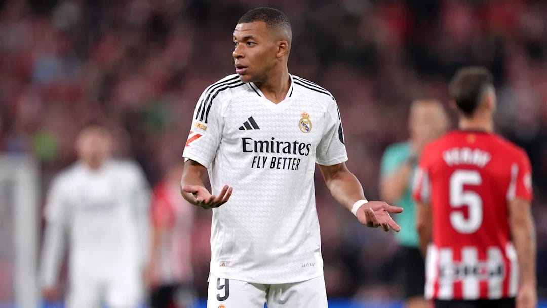 Carlo Ancelotti Defends Kylian Mbappé After Second Penalty Miss in Athletic Club Defeat 1 01jeb1afqaa2p6s5r18m