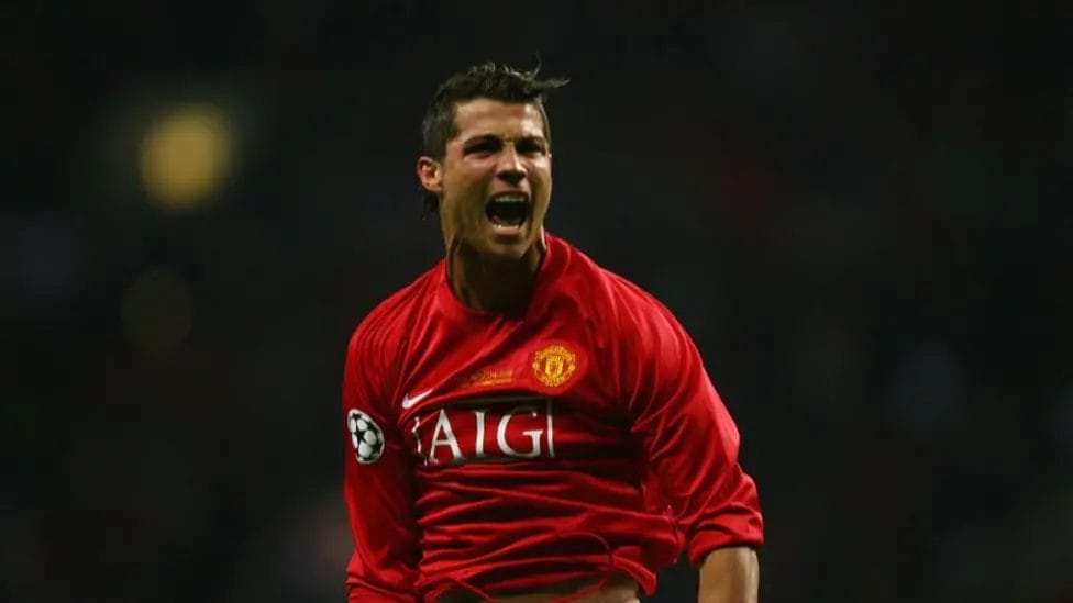Ronaldo became one of United's greatest players before going on to become an all-time footballing great with Real Madrid and Portugal


