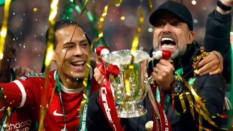 Late drama & brilliance - best football moments of 2024 3 In his time at Liverpool, Klopp won the Premier League, the Champions League, the Uefa Super Cup, the Fifa Club World Cup, the FA Cup and the League Cup twice