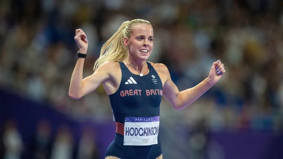 Keely Hodgkinson went unbeaten in nine races over 800m in 2024

