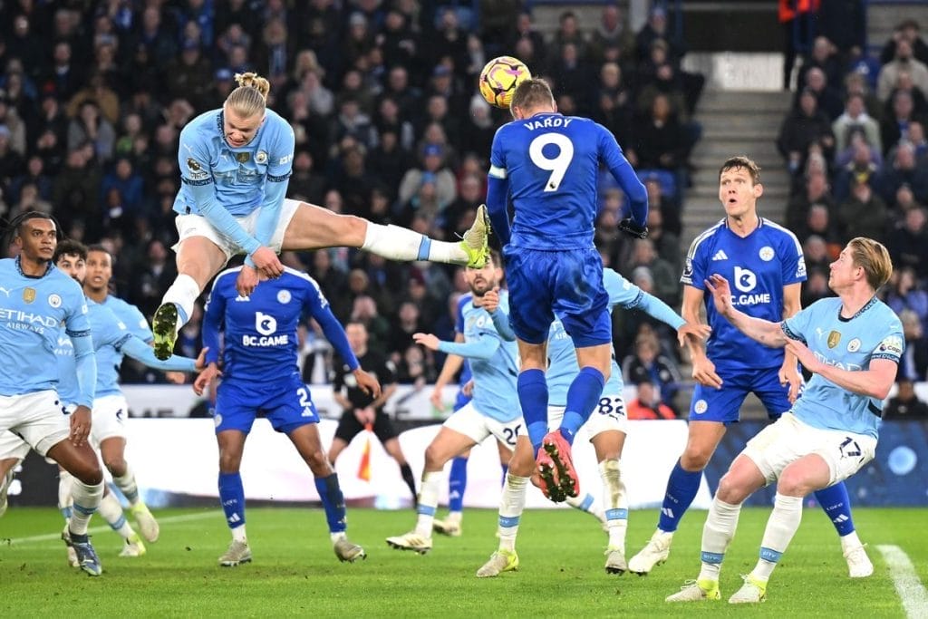 Leicester City 0-2 Manchester City: Guardiola’s 500th Game Marked by Nervy Win 2 This image has an empty alt attribute; its file name is image-89-12-1024x683.jpg