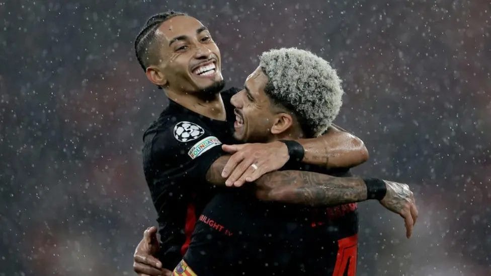 Barcelona Pull Off Stunning Comeback to Beat Benfica in Nine-Goal Thriller 1 Barca twice came from two goals behind to win