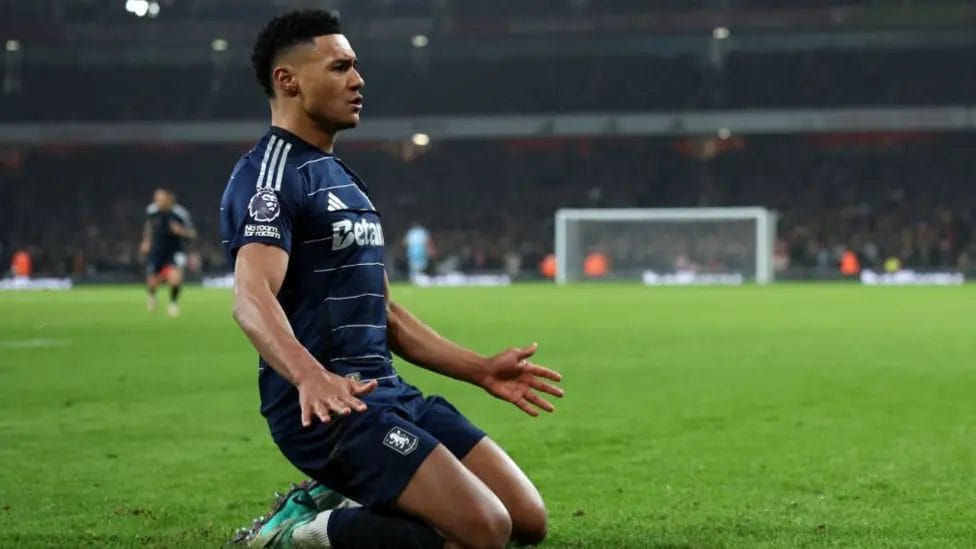 Ollie Watkins equalised for Villa in the 68th minute