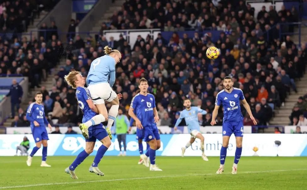 Most goals and best defences - the winners in 2024's Premier League stats 2 Manchester City's Erling Haaland ended a recent mini drought with a goal against Leicester on 29 December