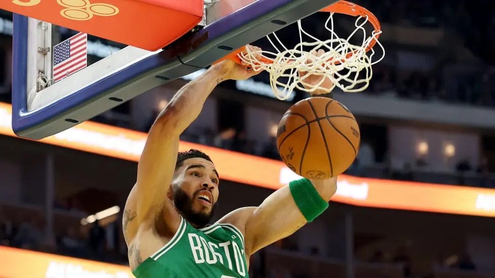 Jayson Tatum led the way for the Celtics with 22 points

