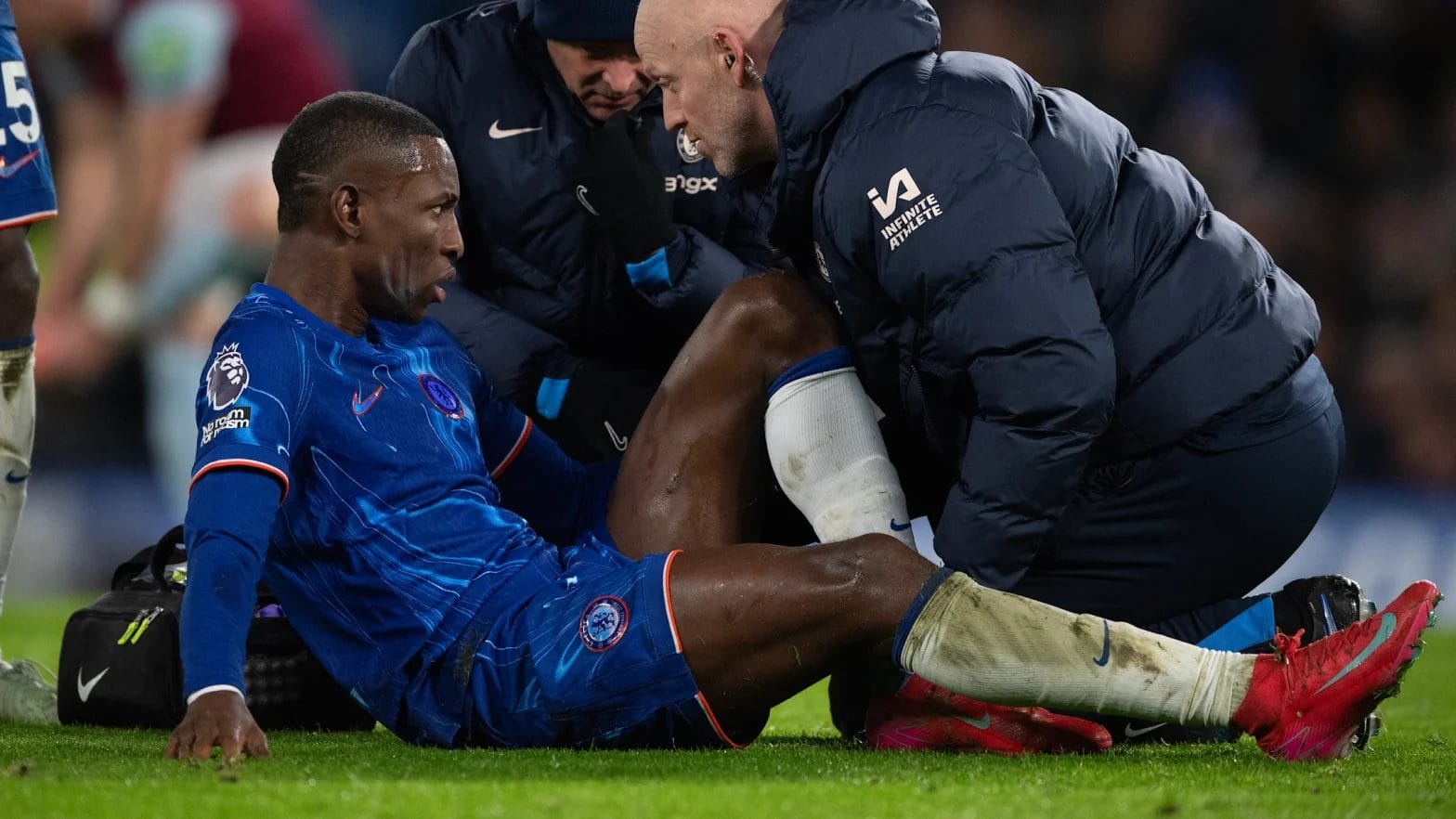 Chelsea Learn Extent of Nicolas Jackson Injury Blow 1 Nicolas Jackson estará fuera de las canchas por un tiempo / Visionhaus/GettyImages