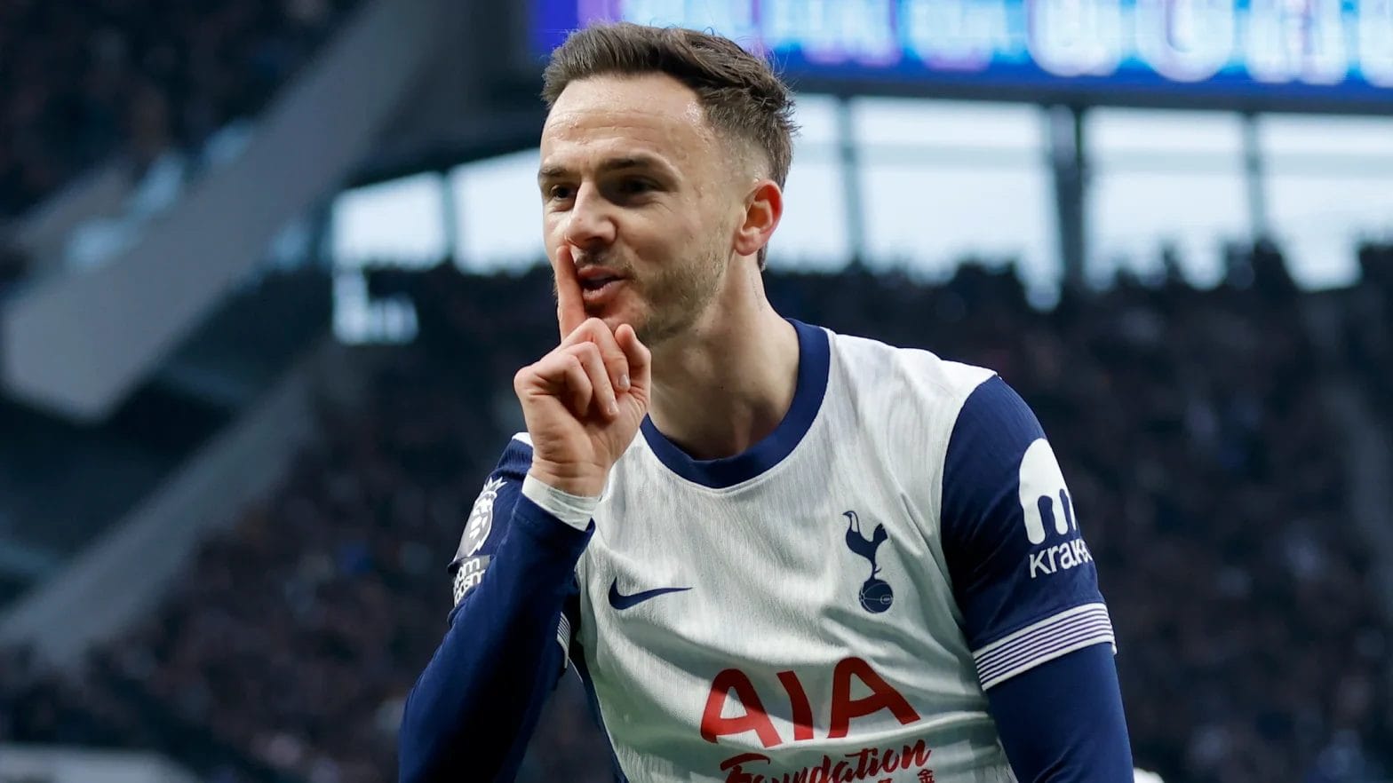 James Maddison: Tottenham Match Winner Reveals Inspiration for Celebration Against Manchester United 1 01jm9qt7qaa3n1jj0yf7