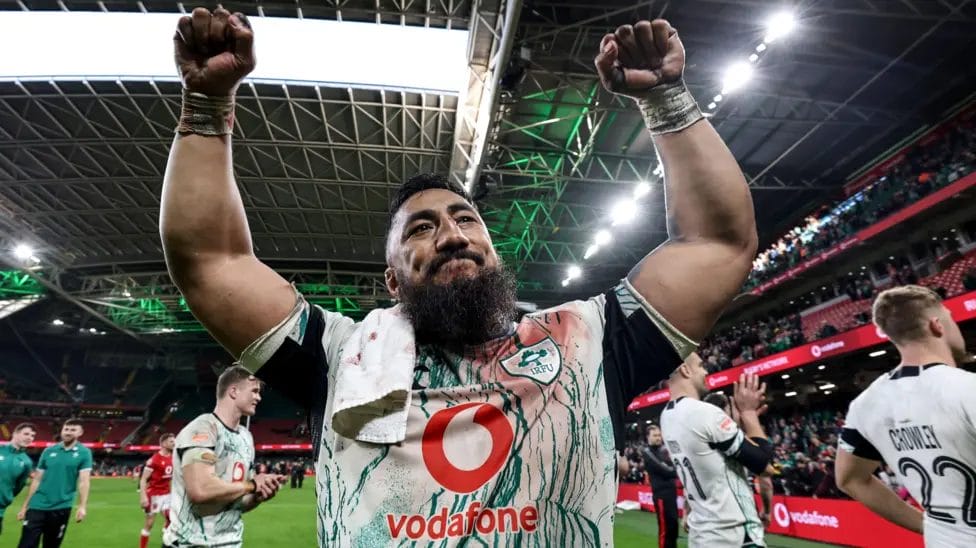 Aki Leads the Way as Ireland's Bench Turns the Tide Again 1 Bundee Aki, İrlanda'nın Cardiff'te Galler karşısında aldığı 27-18'lik galibiyette gidişatı değiştirmeye yardımcı oldu
