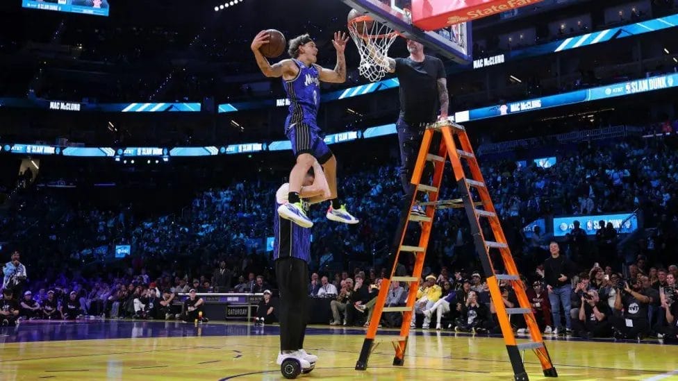 Mac McClung Wins Third Straight NBA Slam Dunk Contest: A Record-Breaking Performance 2 Mac McClung ist zusammen mit Nate Robinson der einzige dreifache Slam Dunk Gewinner