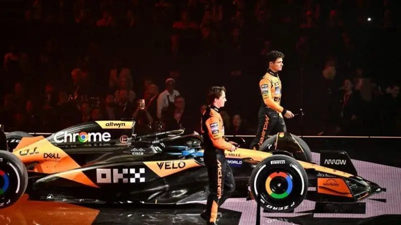 F1 75 launch event in pictures 4 McLaren were last year's constructors' champions and Lando Norris said that he was "excited" for the season ahead