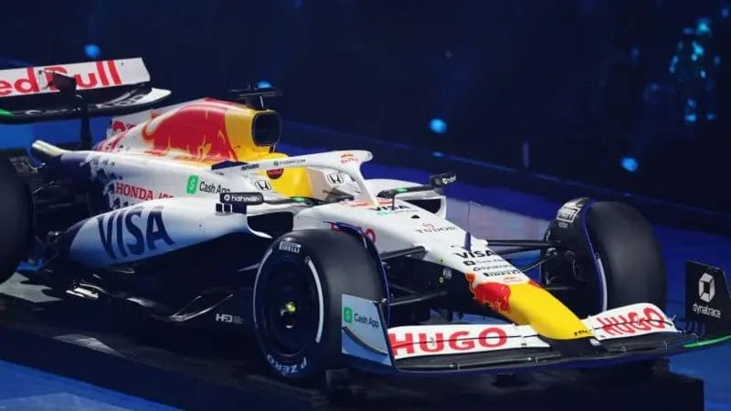 Racing Bulls have gone for a near all-white livery for the 2025 season

