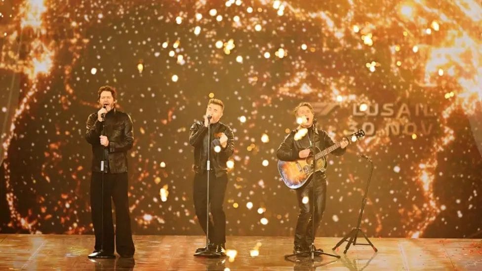 F1 75 launch event in pictures 19 Take That closed the show with some of their big hits, bringing an action-packed evening to a close