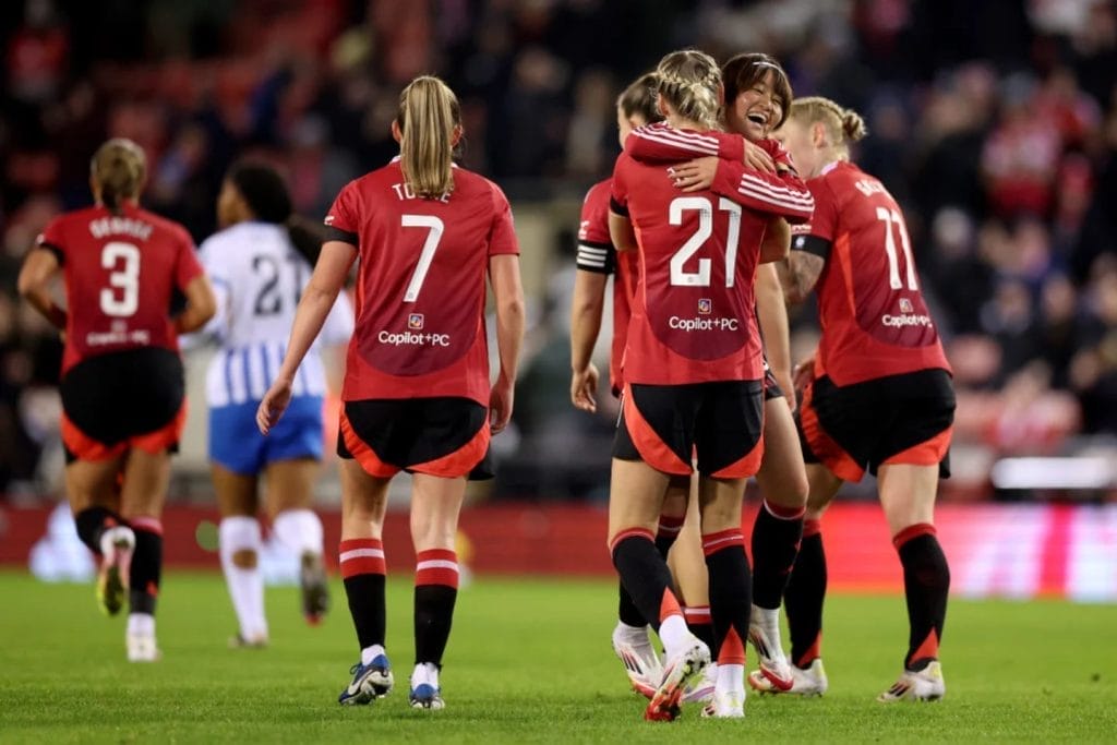 Your Guide to Watching the Women's FA Cup This Weekend 3 Defending champions Man Utd will face Wolves / Molly Darlington/GettyImages