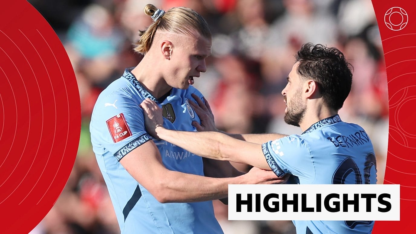 Last shot at glory for 'legends'? Guardiola still burning with desire 1 FA Cup highlights: Bournemouth 1-2 Manchester City