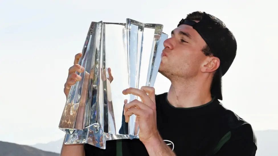 Getting through groundhog day - how Draper became Masters champion 1 Jack Draper won the third title of his career in Indian Wells and moved up to a career-high ranking of seventh in the world