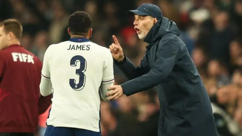 'We will get there' - who were winners & losers for Tuchel's England? 1 Reece James and Thomas Tuchel won the Champions League together at Chelsea