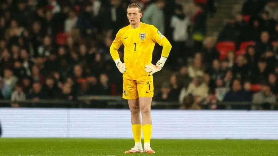 Jordan Pickford only touched the ball 11 times on Monday

