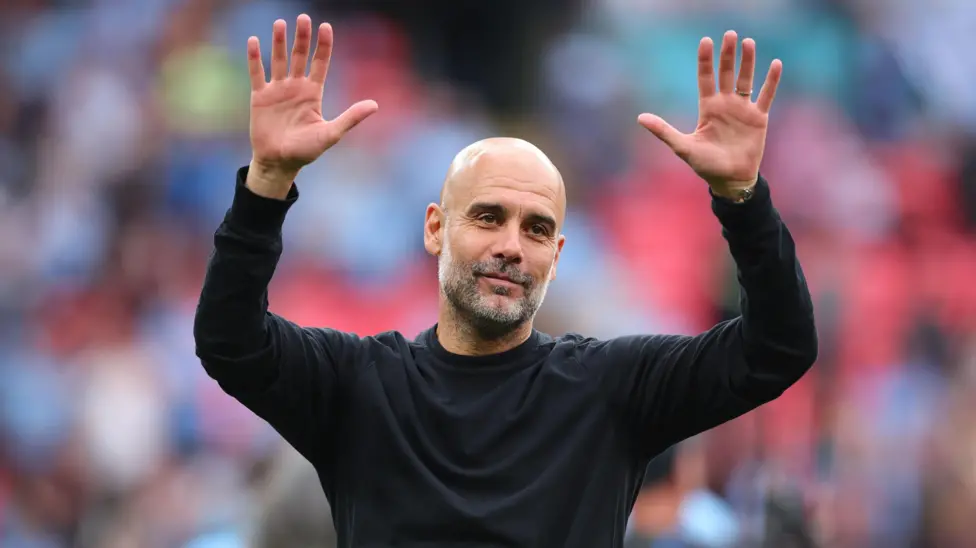 The only season Pep Guardiola won no trophies with Manchester City was 2016-17 - his first season in charge