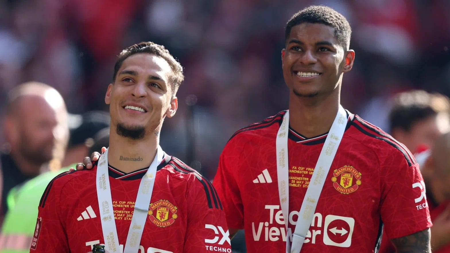 Ruben Amorim Makes Marcus Rashford & Antony Admissions Amid Bold Transfer Claim 1 Rashford & Antony are both out on loan / Neal Simpson/Allstar/GettyImages
