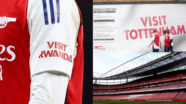 “Visit Tottenham!”: Arsenal Fans Launch Satirical Campaign Targeting Controversial Rwanda Sponsorship 1 An Arsenal supporters' group have launched a satirical campaign in protest against the club's controversial Visit Rwanda sponsorship deal.