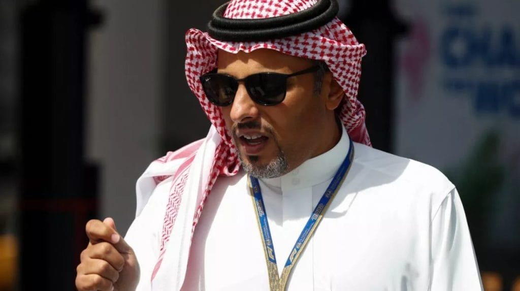 Prince Khalid Bin Sultan Al Abdullah Al Faisal, Chairman of the Saudi Automobile and Motorcycle Federation (SAMF)
