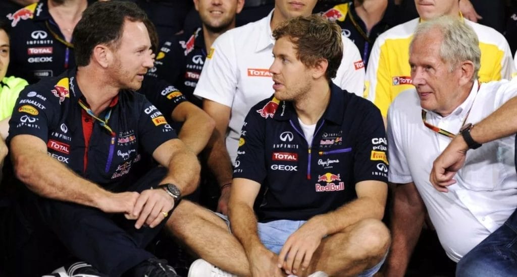 Marko Wants Vettel to Replace Him When He Retires 2 Christian Horner, Sebastian Vettel, Helmut Marko
