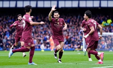 Everton 0-2 Manchester City