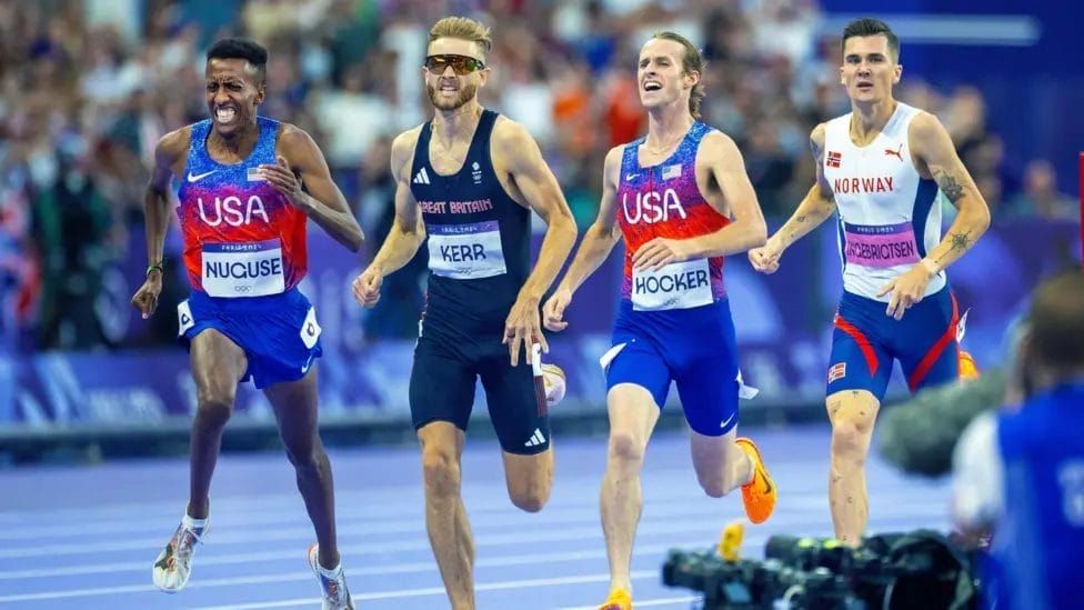 'The Goose' chases golds before return to dental school 2 Just 0.15 seconds separated the men's 1500m medallists at Paris 2024