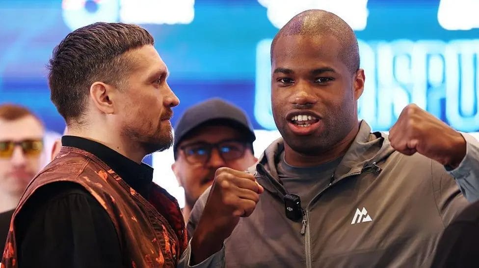 Usyk will defend his WBA (Super), WBO and WBC titles and hope to reclaim the IBF strap Dubois currently holds

