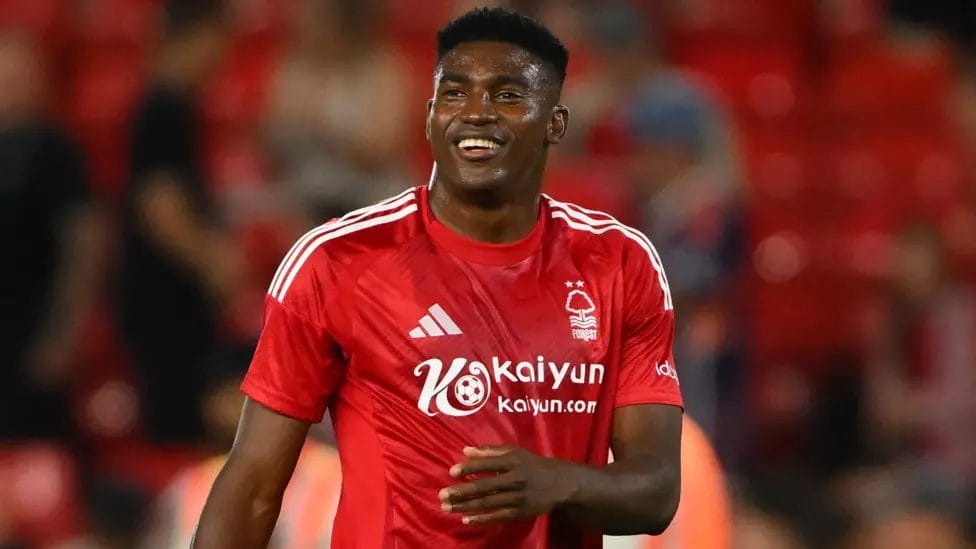 Taiwo Awoniyi has made 26 Premier League appearances for Nottingham Forest this season