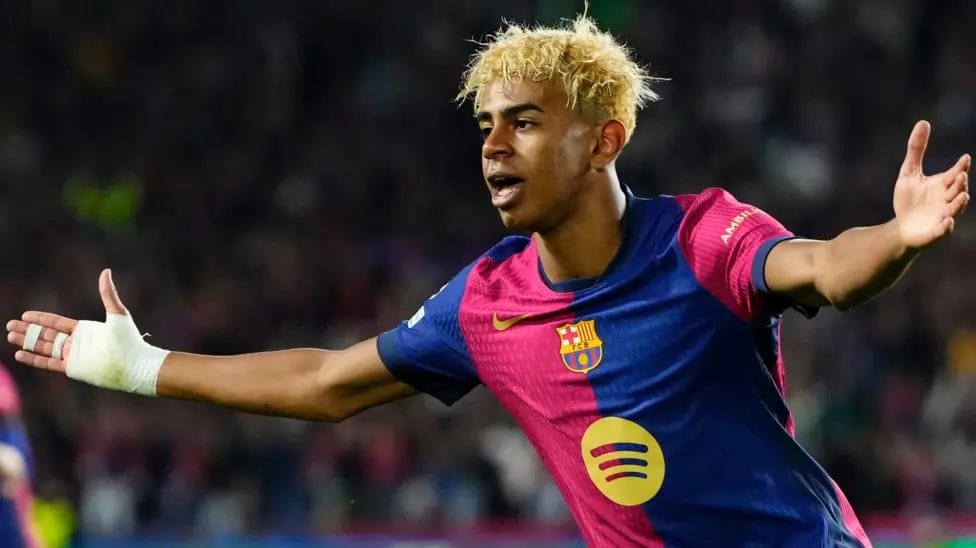 Lamine Yamal bagged five goals and four assists for Barcelona in the Champions League this season