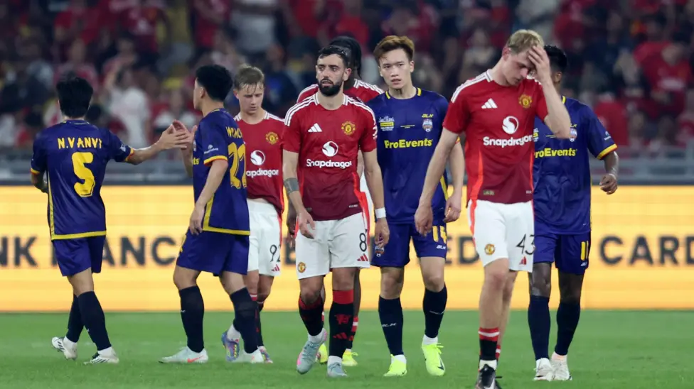 United will play Hong Kong on Friday in the final match of the post-season tour