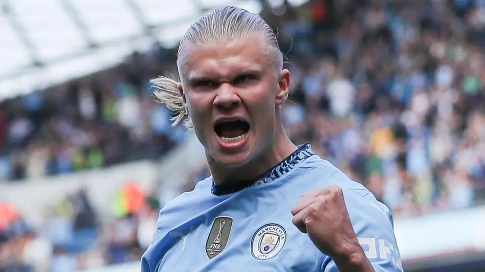 Erling Haaland has 84 goals and 16 assists in 94 Premier League games