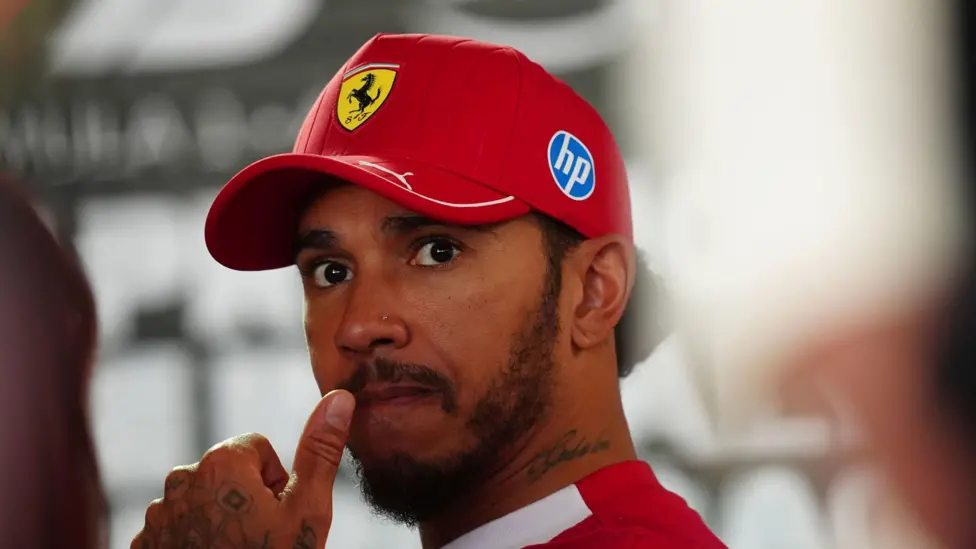 This is Lewis Hamilton's first race for Ferrari in Italy