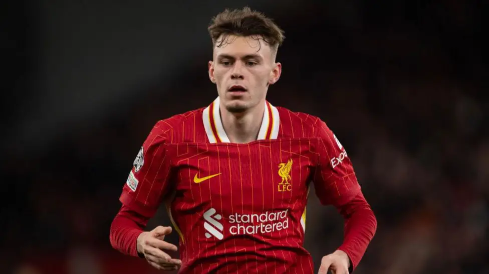 Conor Bradley made his first start after six weeks out with injury in Liverpool's League Cup semi-final first leg against Tottenham