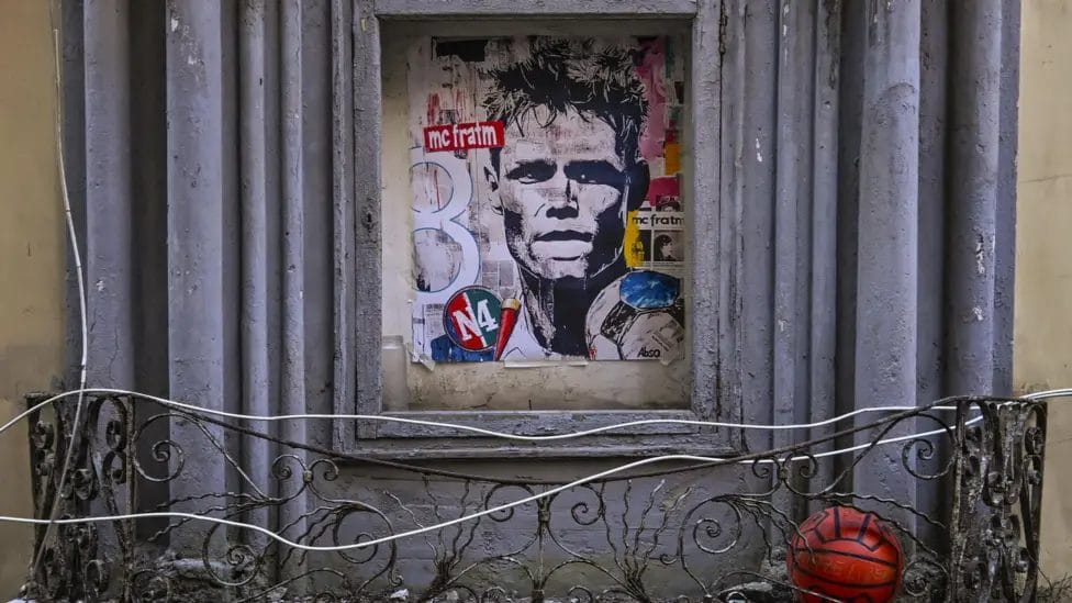 How 'raider' McTominay became a Napoli icon 1 A painting of Scott McTominay in a central Napoli shrine emerged this week