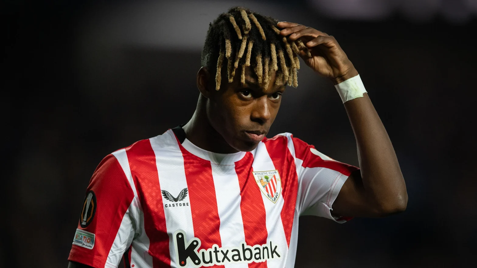 Nico Williams was coy when asked about his future / Visionhaus/GettyImages